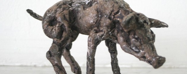 Bronze beelden van Karin Beek en Ans Zondag